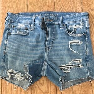 American Eagle Outfitters Blue Casual Jean Shorts